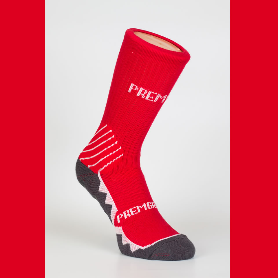 Premgripp Scarlet Red Anti-Slip Socks