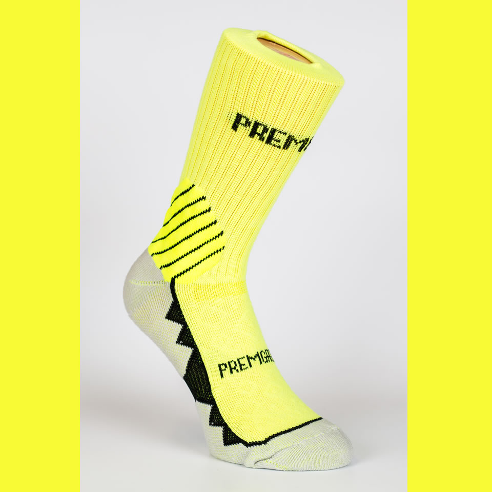 Premgripp Flo-Yellow Anti-Slip Socks